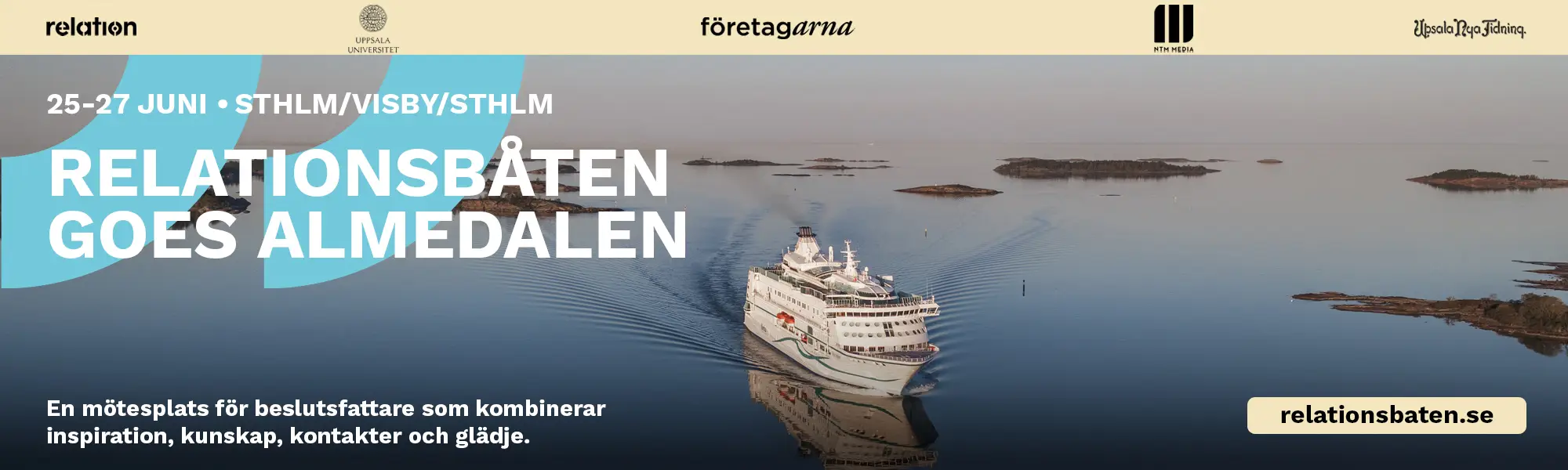 Relationsbåten till Almedalen 2026
