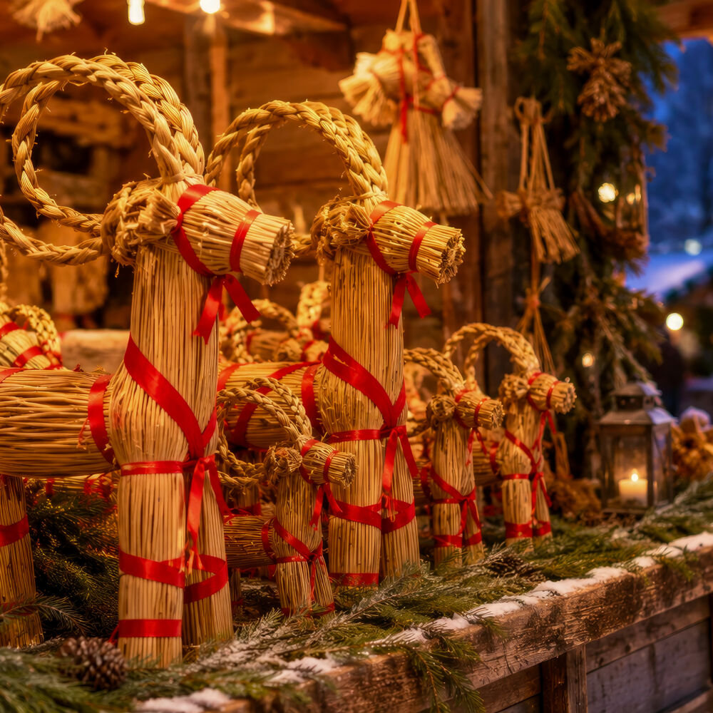 Julmarknad på Ulva Kvarn i Uppsala